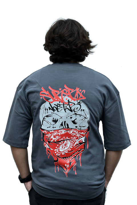 SKULL OVERSIZED T-SHIRT